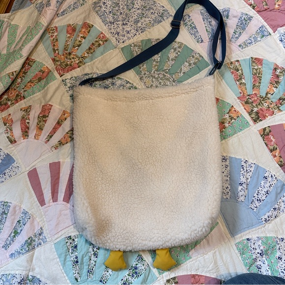 White teddy duck tote bag - Picture 3 of 6